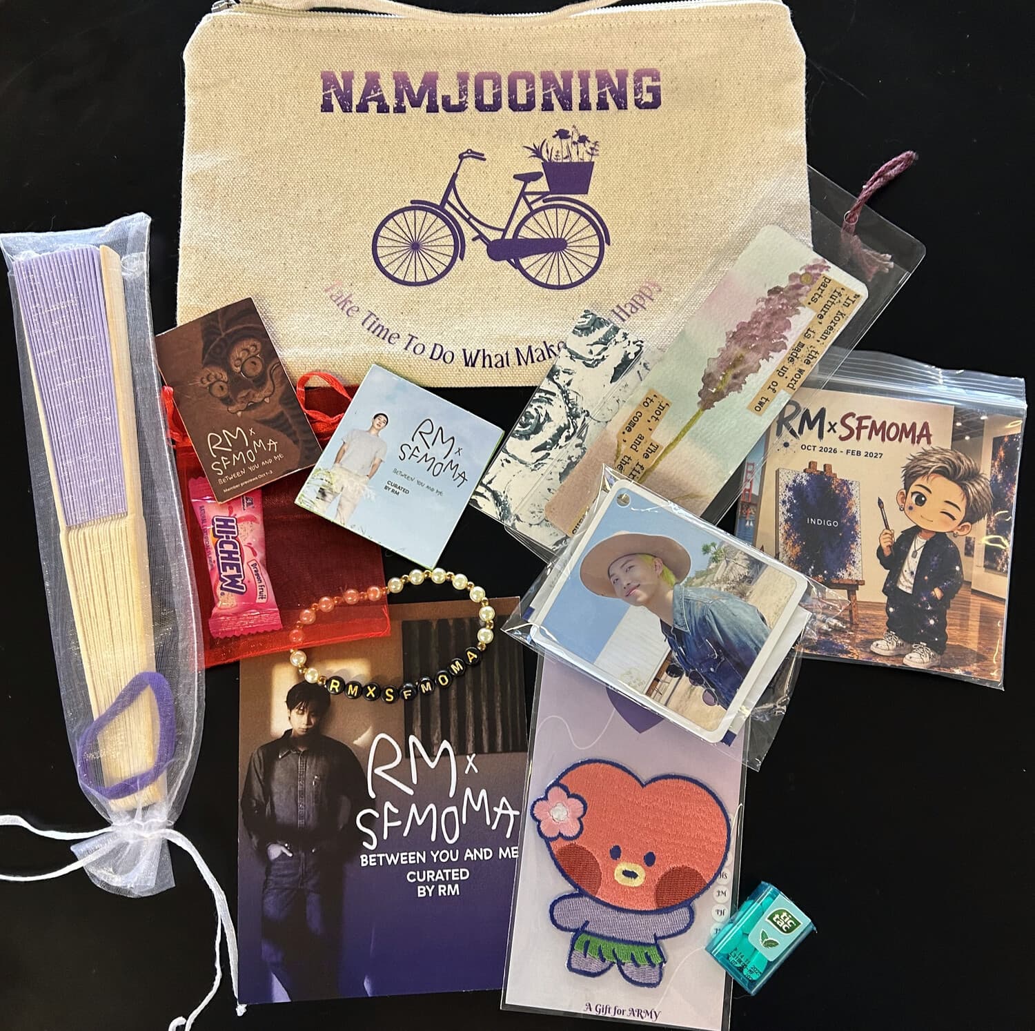 Handmade gifts from Army at RM x SFMOMA member preview, October 1, 2026.
